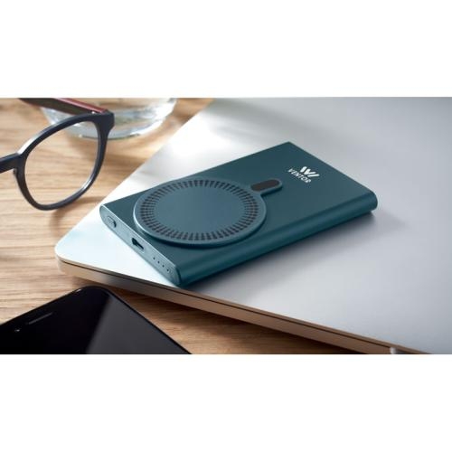 Draadloze oplader powerbank Pawtt blauw