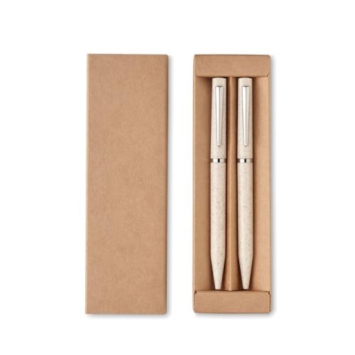 Tarwestro en ABS schrijfset Peat beige