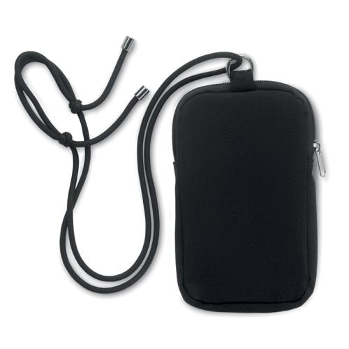 Crossbody smartphone tas zwart