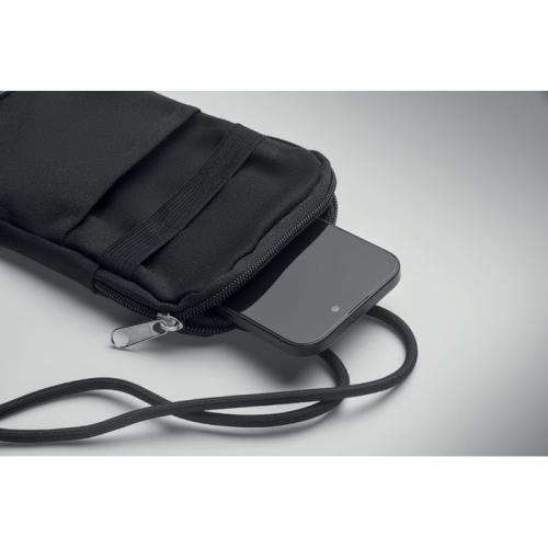 Crossbody smartphone tas zwart