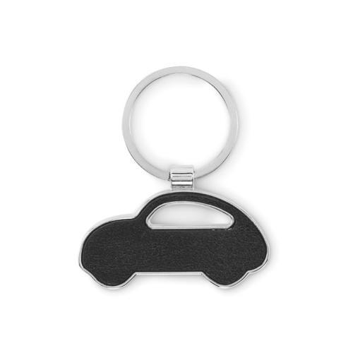 Sleutelhanger in auto-vorm zwart