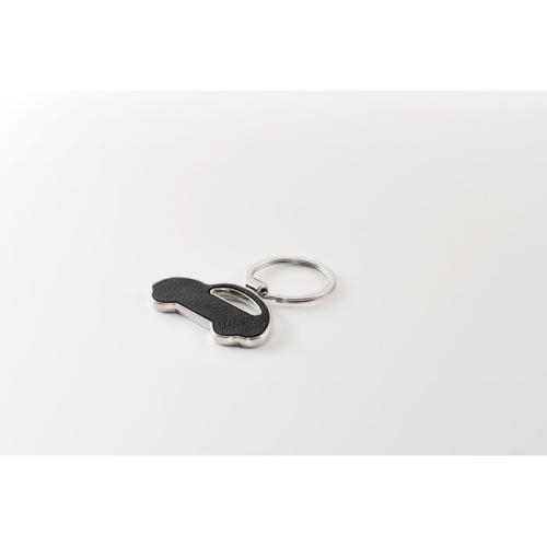 Sleutelhanger in auto-vorm zwart