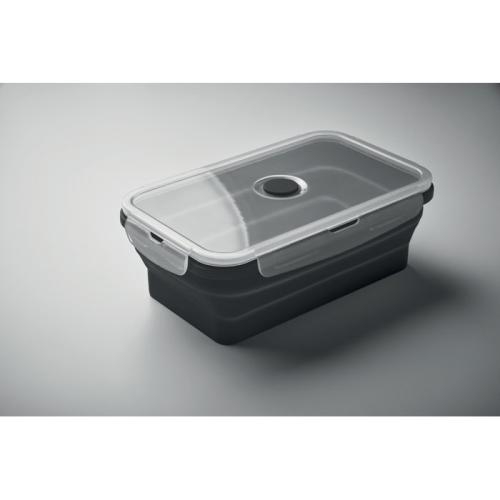 Inklapbare siliconen lunchbox Kolapso zwart