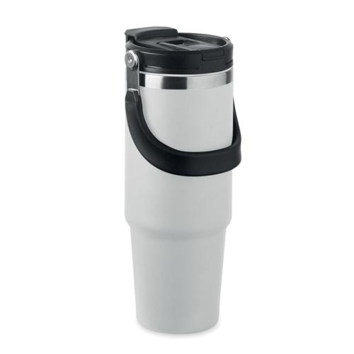 Dubbelwandige beker 850 ml Suma hand wit