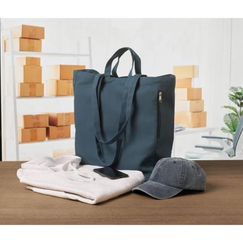 Gerecyclede boodschappentas Gave colour blauw