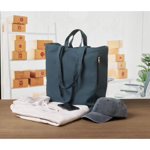 Gerecyclede boodschappentas Gave colour blauw
