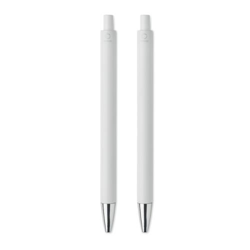 Gerecycled aluminium pennenset Orwell wit