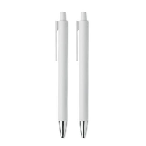 Gerecycled aluminium pennenset Orwell wit