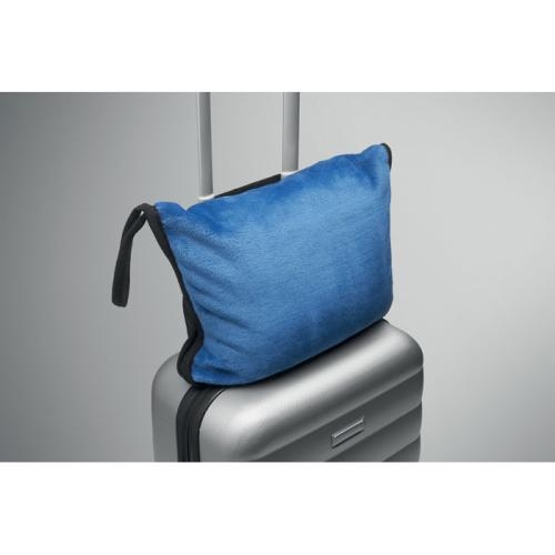 2-in-1 reisdekenset Cozy blauw