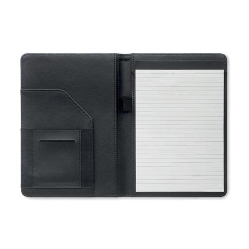 A5-map 300D RPET Folio zwart