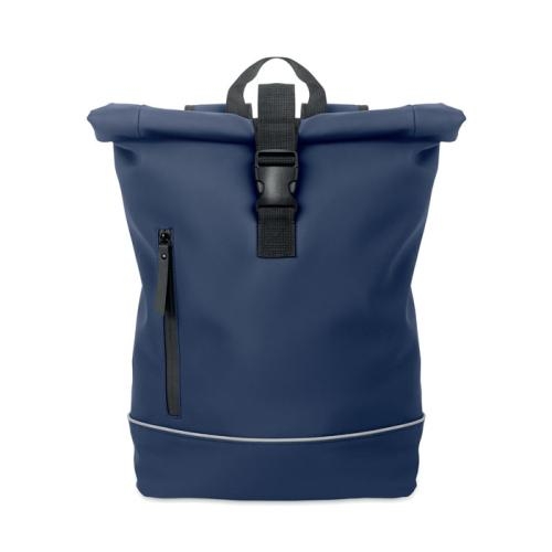 15 inch laptoprugzak rolltop blauw
