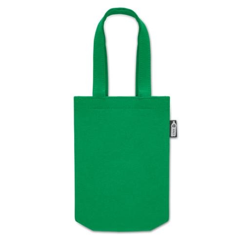 Klein vilten geschenktasje Feltote groen