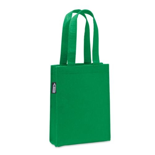 Klein vilten geschenktasje Feltote groen