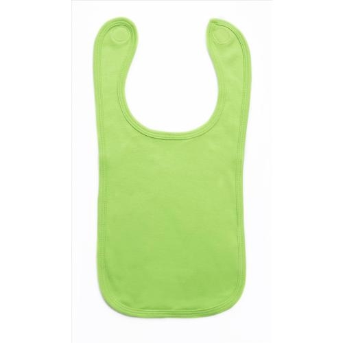 Katoenen slabbetje 240 grams lime,one size