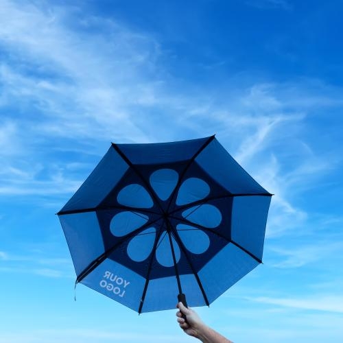 Handmatige stormparaplu Debbie grijs