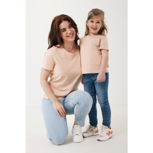 Iqoniq Yala dames gerecycled katoen T-shirt peach,l
