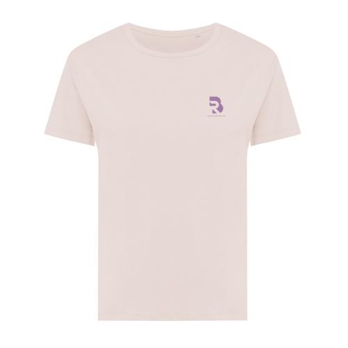 Iqoniq Yala dames gerecycled katoen T-shirt lichtroze,l