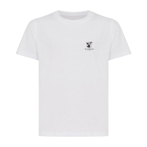 Iqoniq Koli kids gerecycled katoenen T-shirt recycled white,11-12