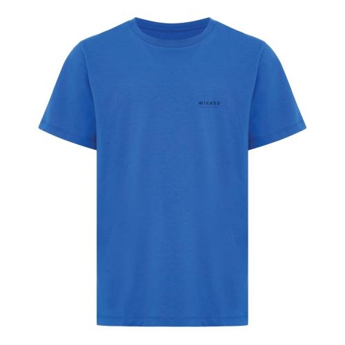 Iqoniq Koli kids gerecycled katoenen T-shirt royal blue,11-12