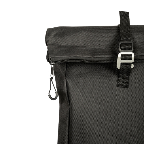Rugzak Rolltop RPET luxe XL zwart
