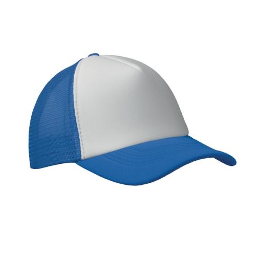 Truckers baseball cap Bubble wit/blauw