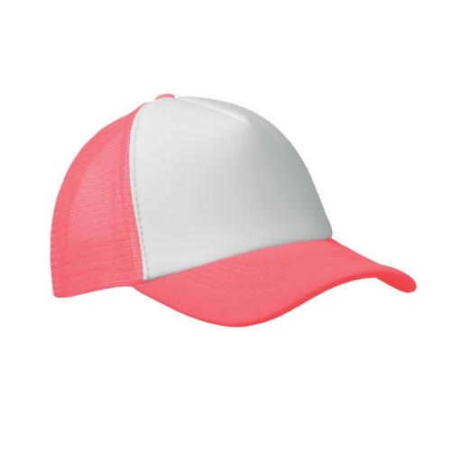 Truckers baseball cap Bubble neon fuchsia