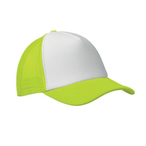 Truckers baseball cap Bubble wit/neongeel