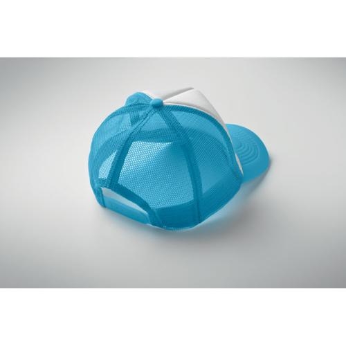 Truckers baseball cap Bubble wit / turquoise