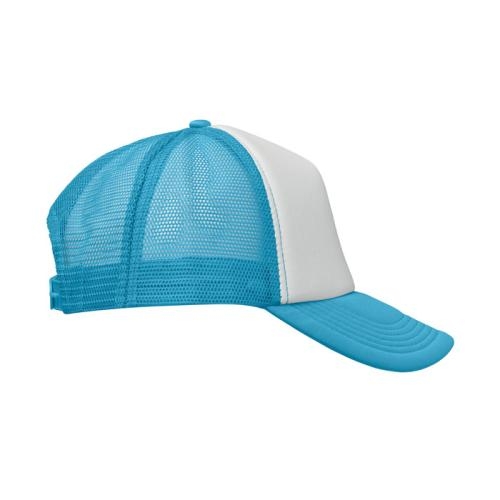 Truckers baseball cap Bubble wit / turquoise