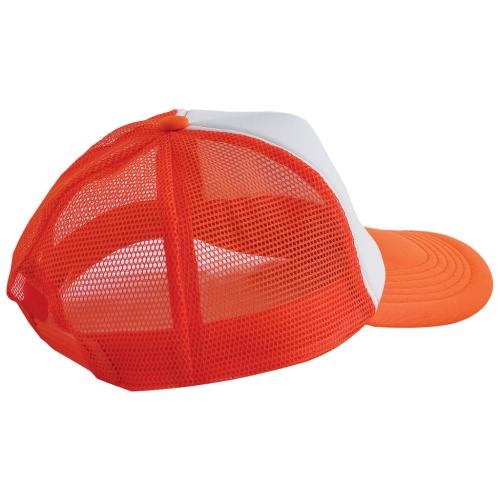 Truckers cap oranje/wit