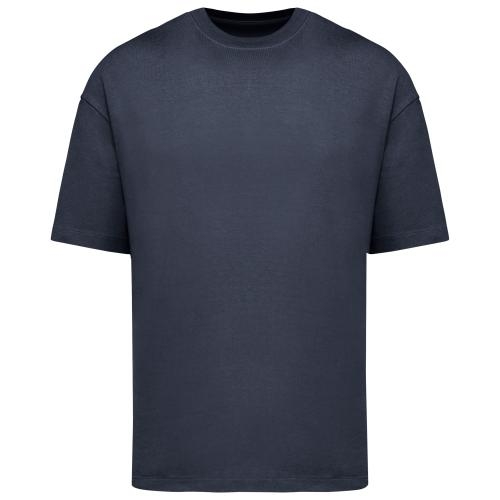 Ecologisch oversized heren-T-shirt navy,2xs