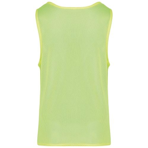 Omkeerbaar multisport-hesje kids fluor geel / royal blauw,10-14