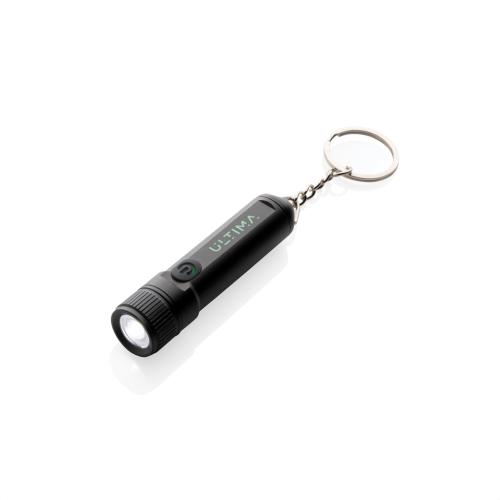 Gear X oplaadbare ultra felle zaklamp zwart