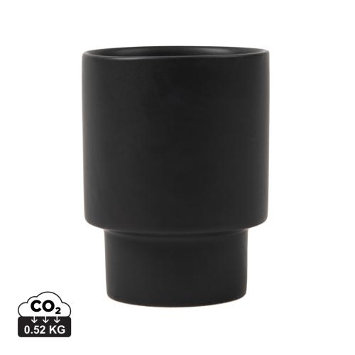 Moderne stapelbare mok Nagano zwart