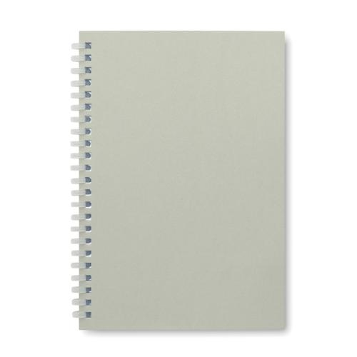 A5-notitieboek gerecycled karton ringband touw