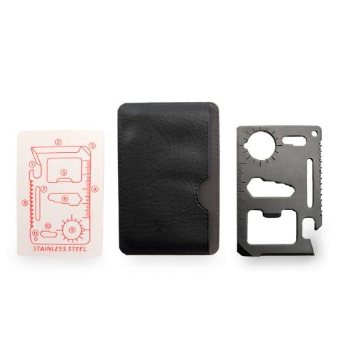 Multitool creditcard zwart