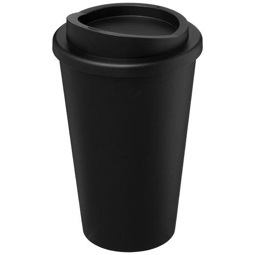 Gerecyclede americano® 350 ml geïsoleerde beker zwart