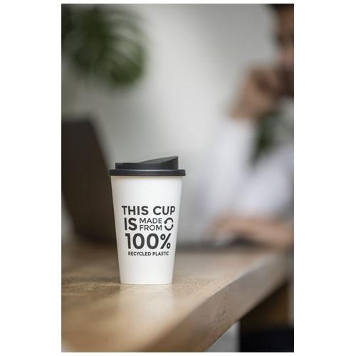 Gerecyclede americano® 350 ml geïsoleerde beker zwart