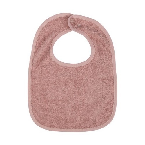 Slabbetje met drukknopen new blush