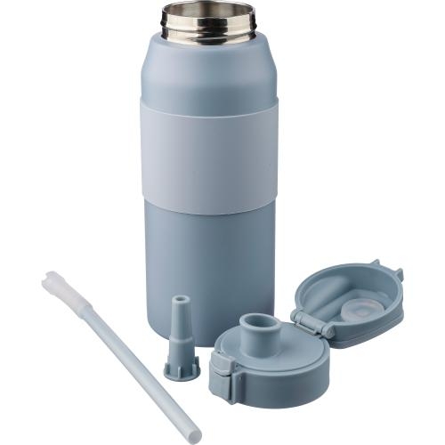 Dubbelwandige 800 ml drinkfles Kati pastelblauw