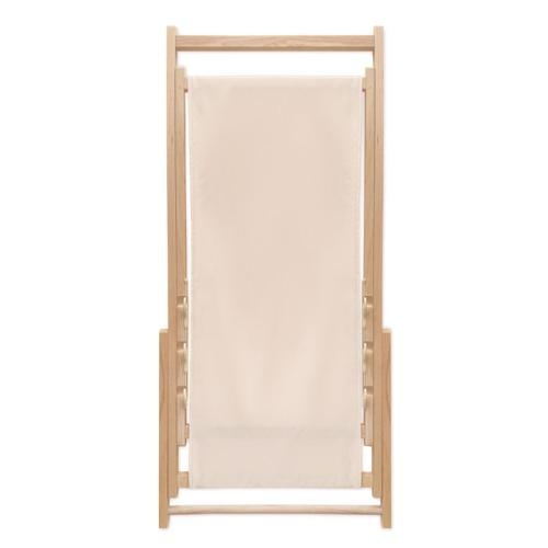 Houten strandstoel Honopu beige