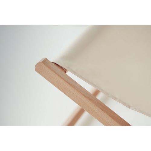 Houten strandstoel Honopu beige