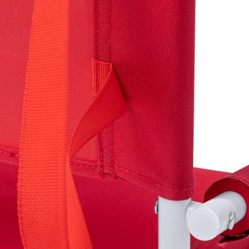 Opvouwbare strandstoel Coswel rood