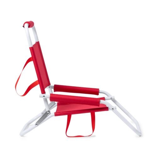 Opvouwbare strandstoel Coswel rood