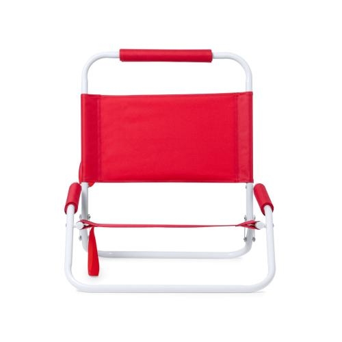 Opvouwbare strandstoel Coswel rood