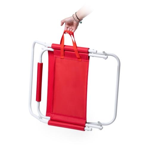 Opvouwbare strandstoel Coswel rood
