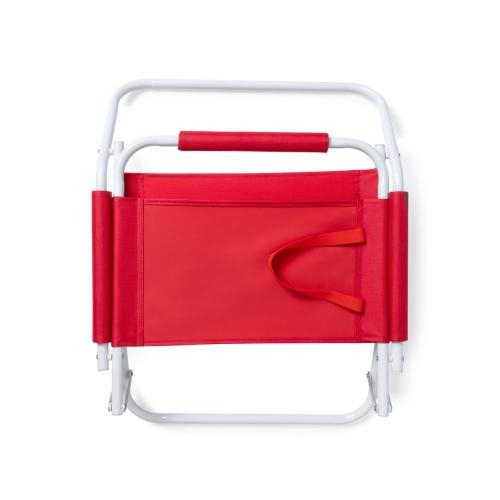 Opvouwbare strandstoel Coswel rood