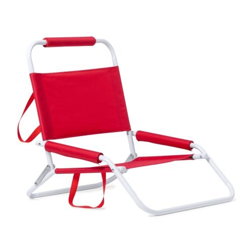 Opvouwbare strandstoel Coswel rood