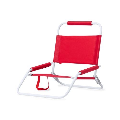 Opvouwbare strandstoel Coswel rood