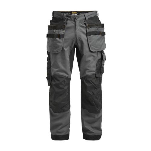 2164 Stretch werkbroek donkergrijs/zwart,c146